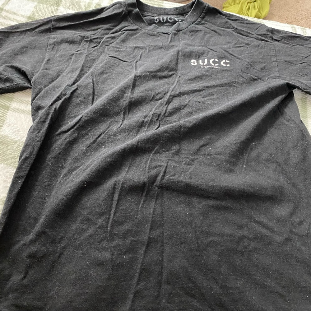 Black graphic tee